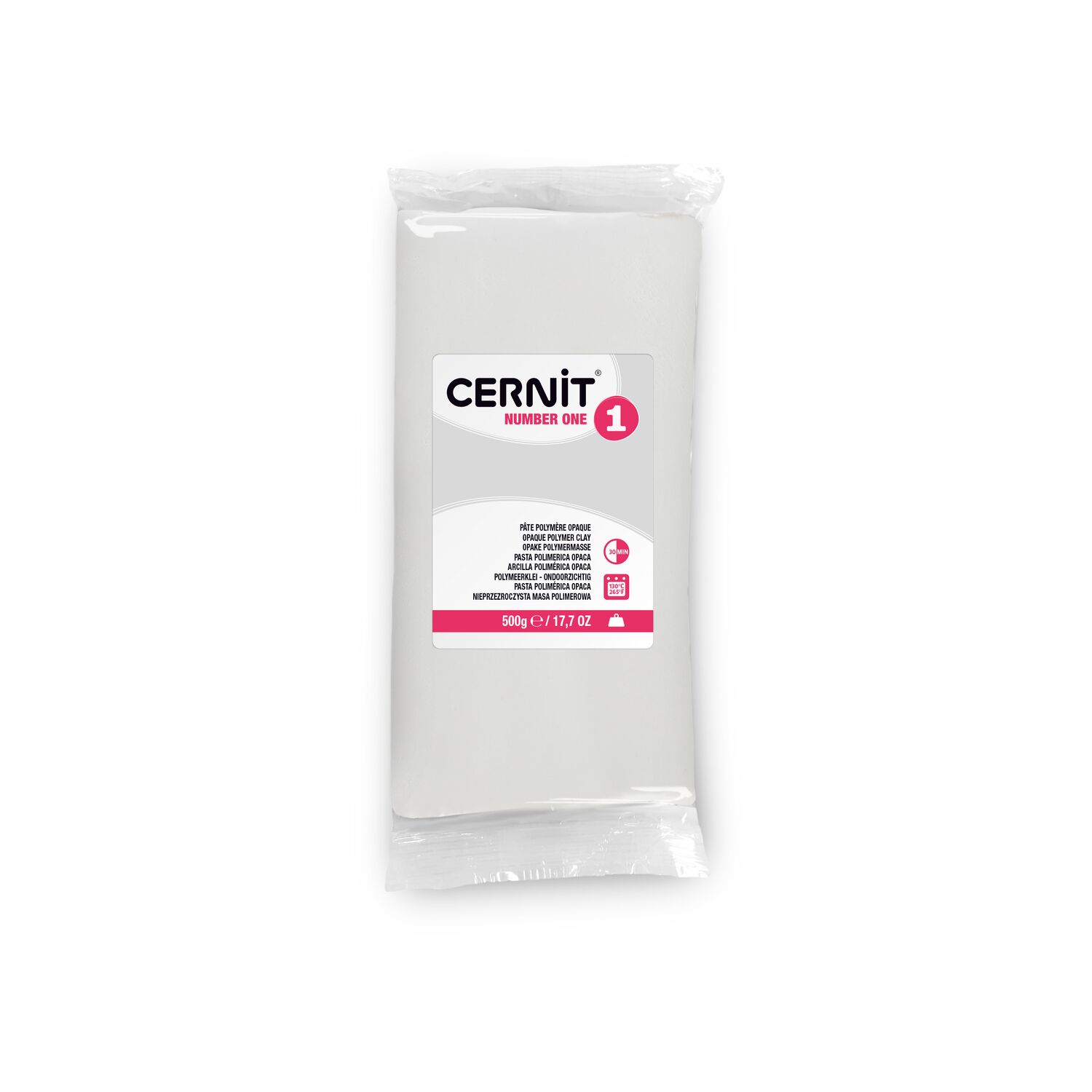 cernit-number-one-500g-blanc-p-te-polym-re-opaque image 2