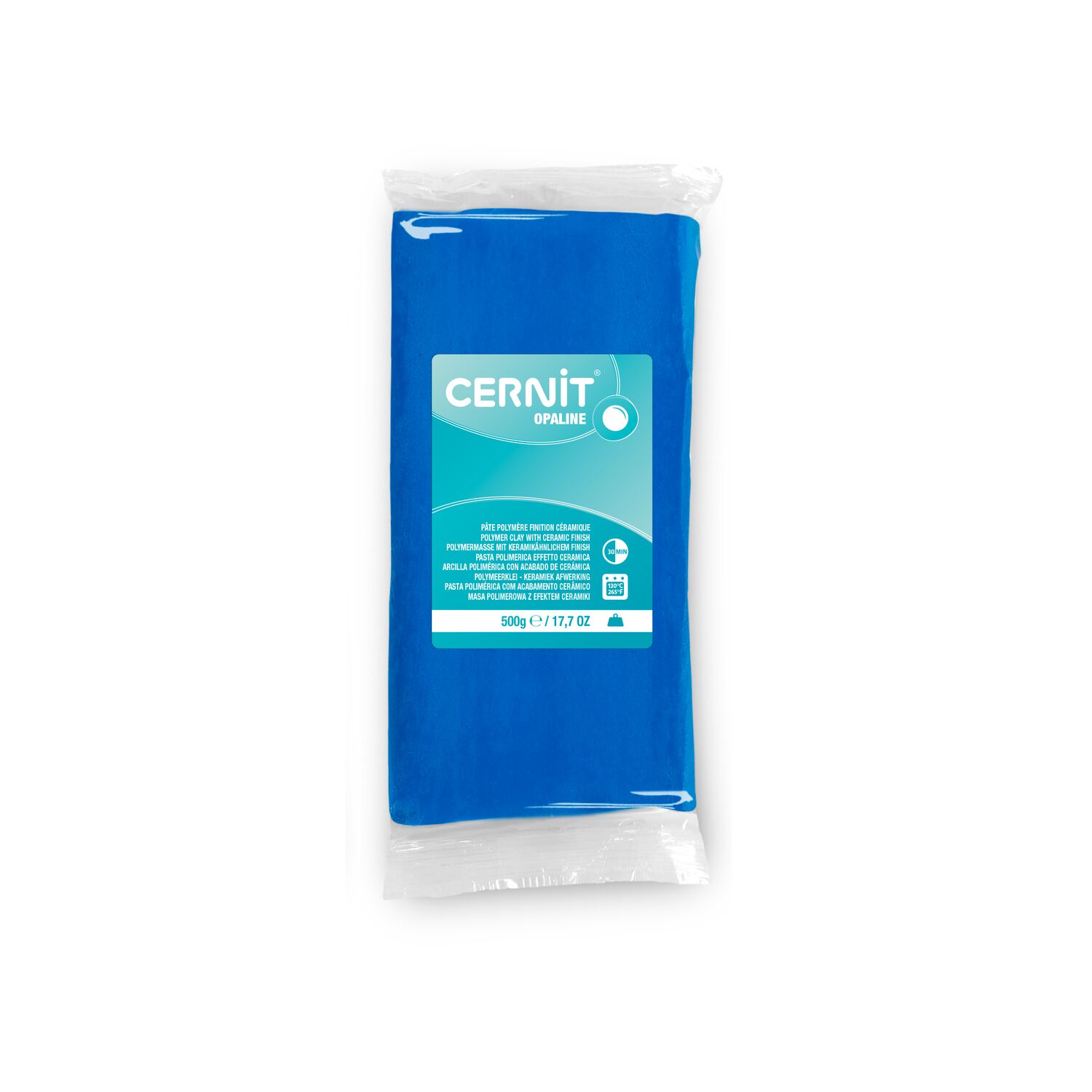 cernit-opaline-500g-bleu-primaire-p-te-polym-re-semi-opaque image 2