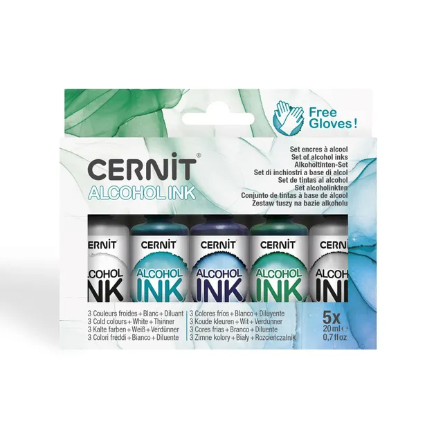 cernit-assortiment-encre-alcool-couleurs-froides image 1
