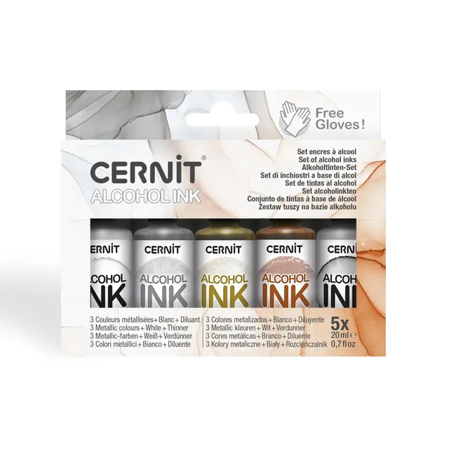 cernit-assortiment-encres-alcool-couleurs-m-tallis-es image 1