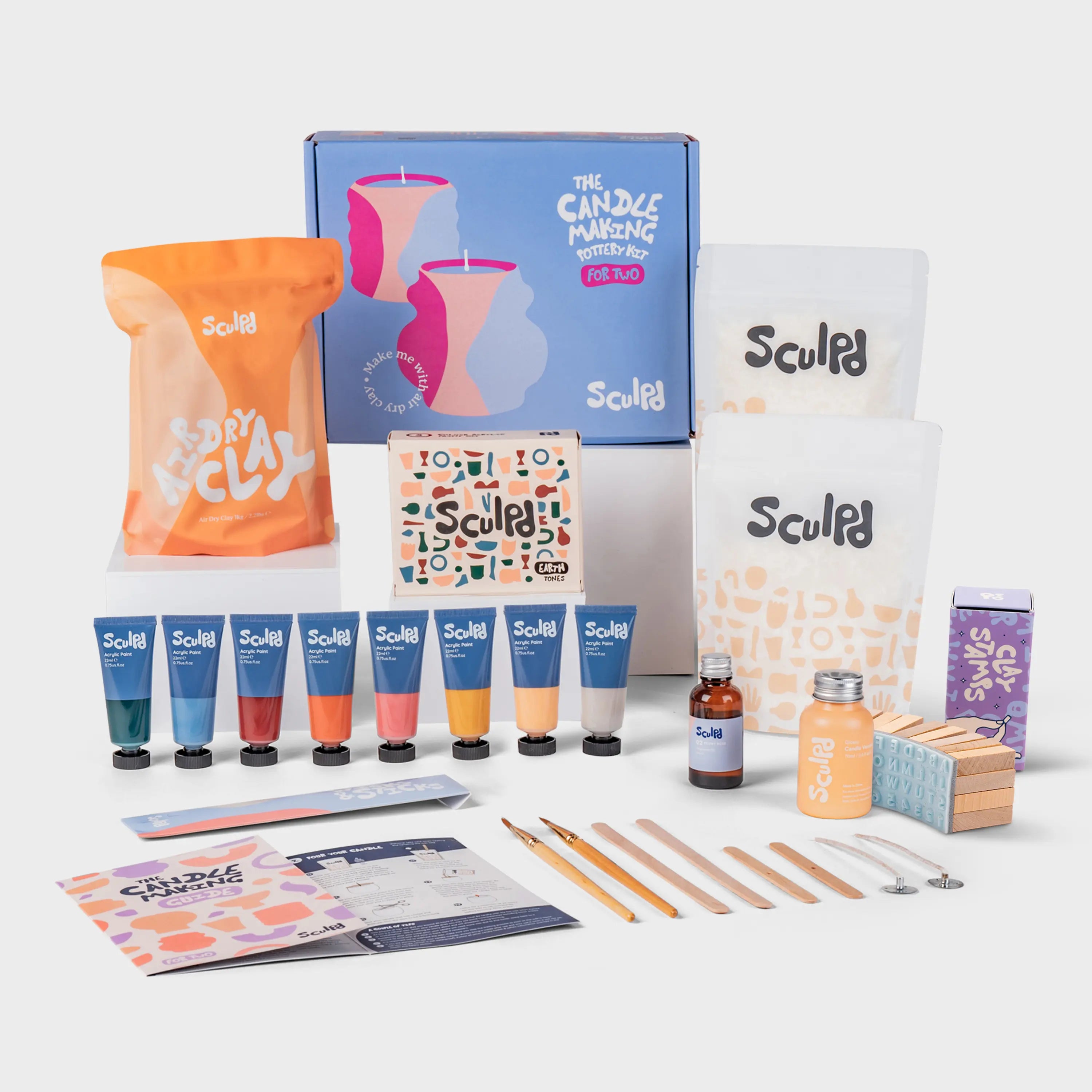 sculpd-kit-de-fabrication-de-bougies-en-argile-tout-inclus image 6
