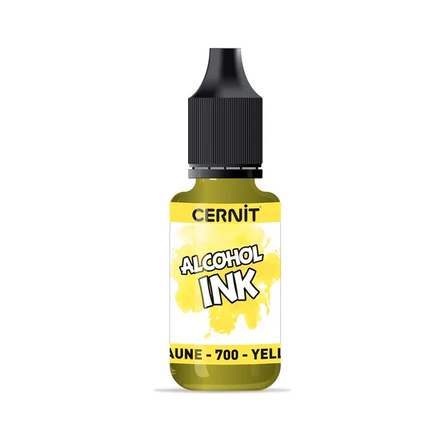 cernit-auxiliaire-encre-l-alcool-jaune-20ml image 1