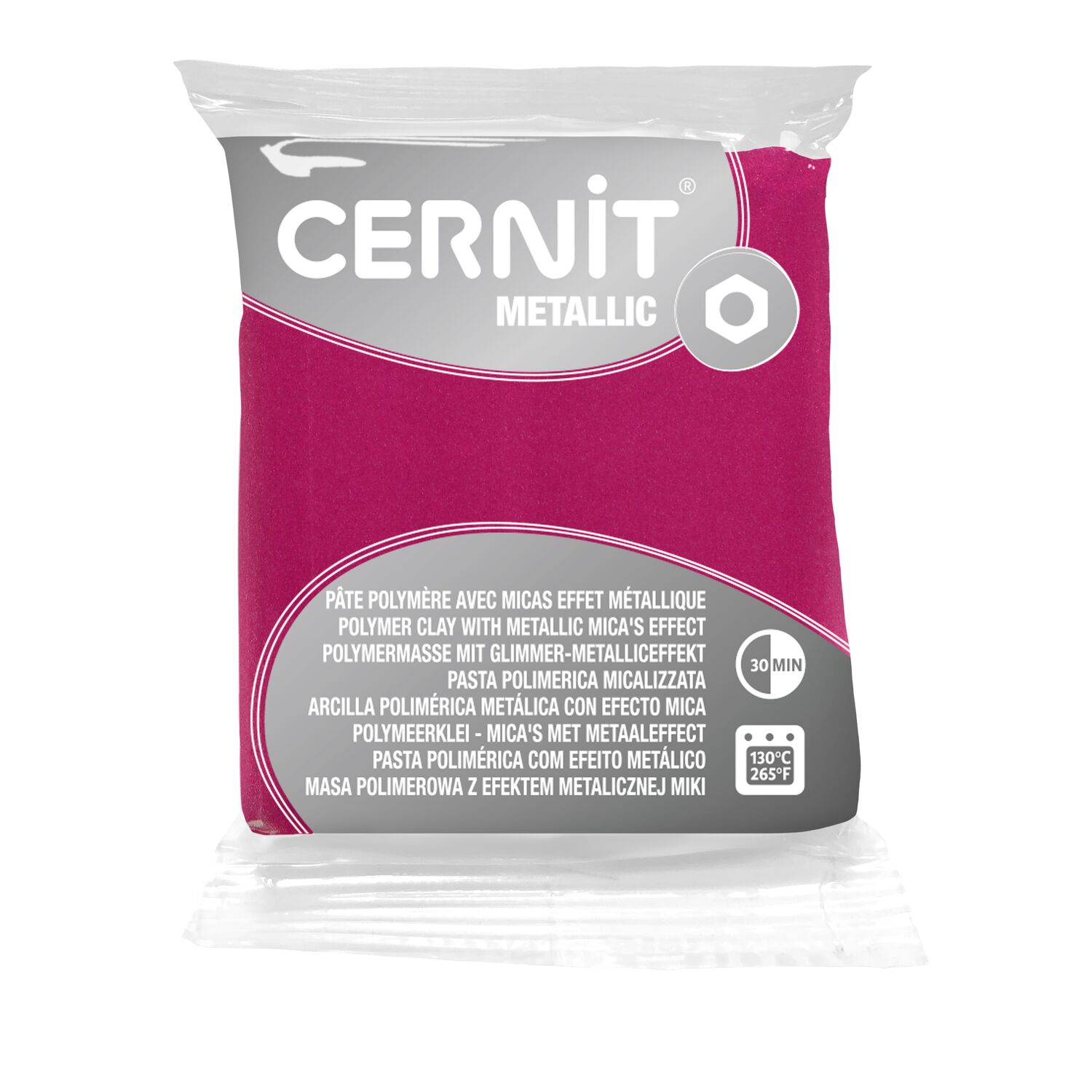 cernit-metallic-p-te-polym-re-magenta-56g image 2