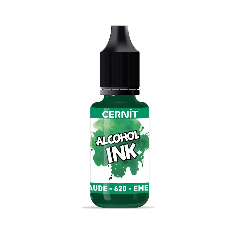 cernit-auxiliaire-encre-l-alcool-vert-meraude-20ml image 1