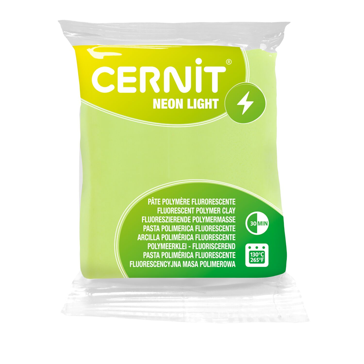 cernit-neon-light-p-te-polym-re-jaune-56g image 2