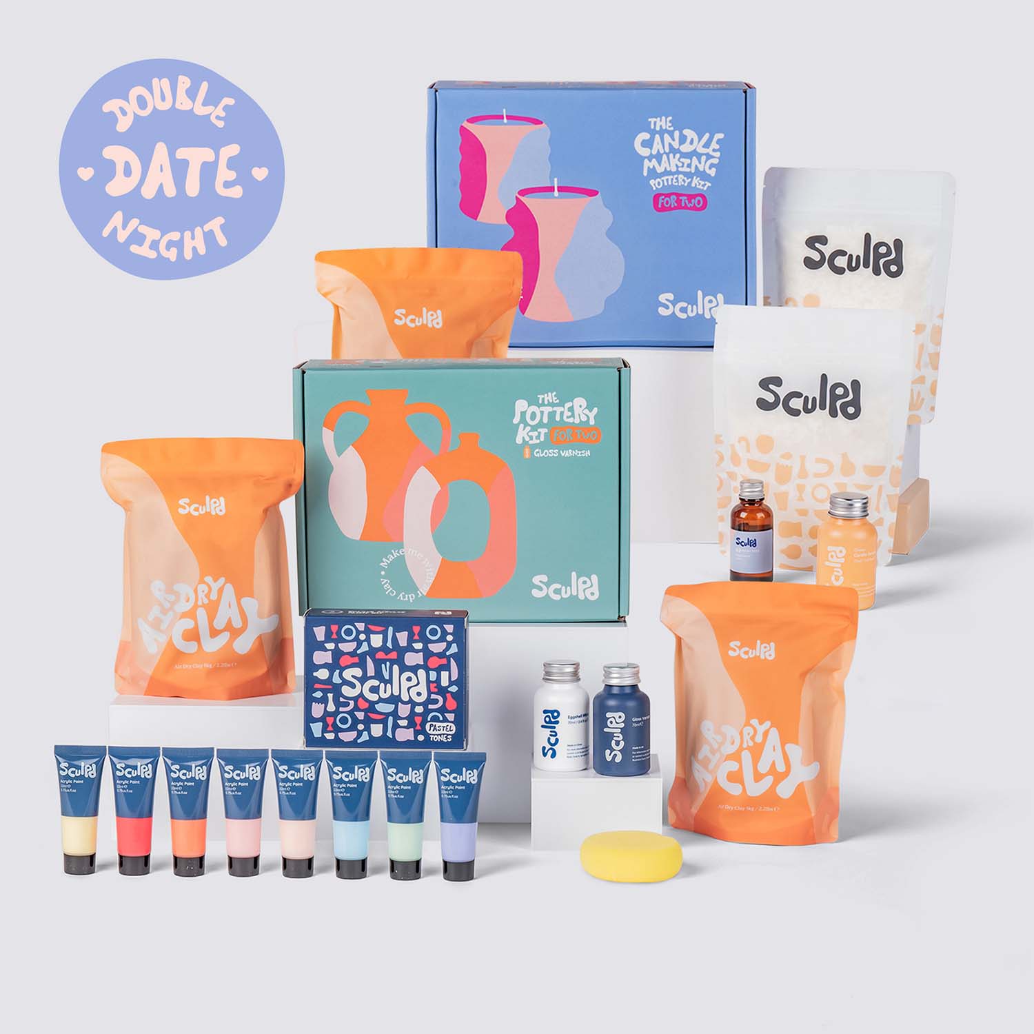 sculpd-double-date-night-bundle-poterie-bougies-pour-4 image 1