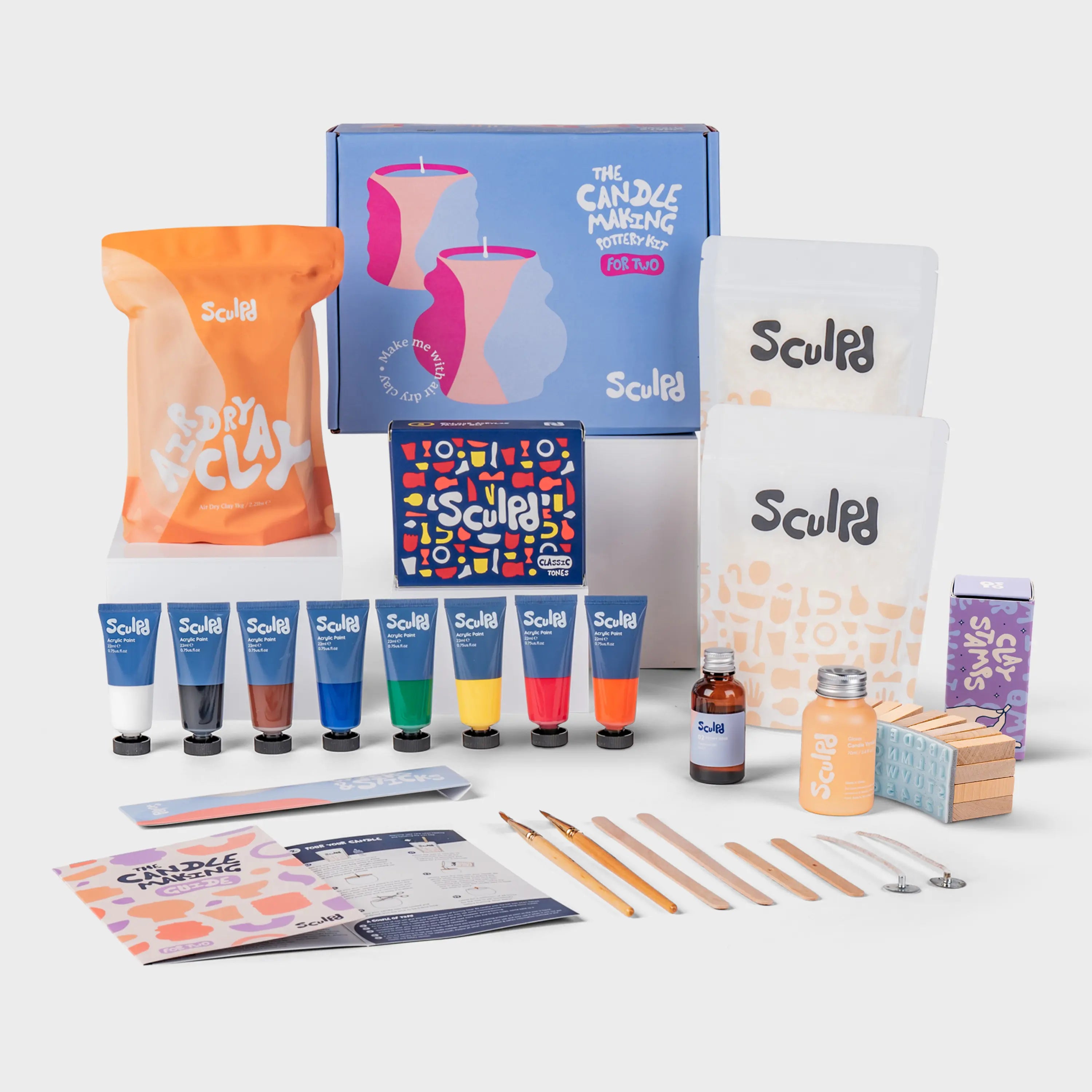sculpd-kit-de-fabrication-de-bougies-en-argile-tout-inclus image 5