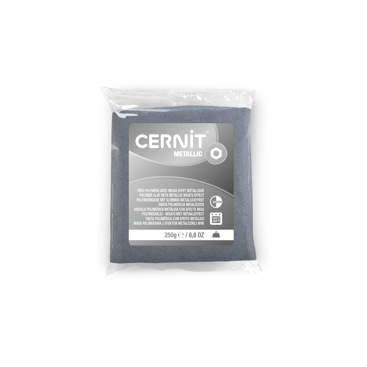 cernit-metallic-argent-250g-p-te-polym-re-m-tallis-e image 2