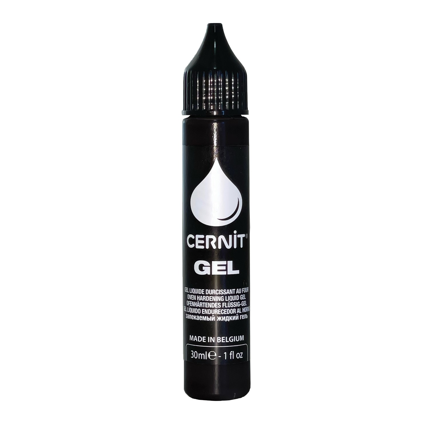 cernit-gel-noir-30ml-p-te-polym-re-liquide-cuire image 1