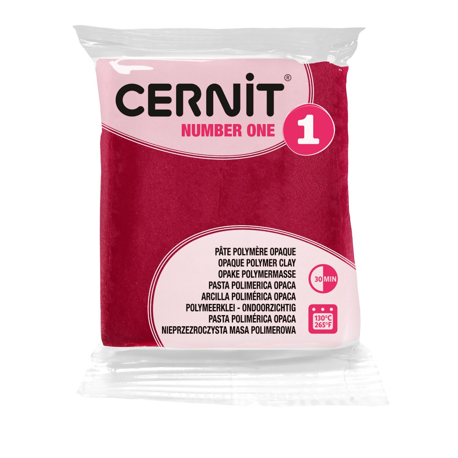 cernit-number-one-p-te-polym-re-56g-bordeaux image 2