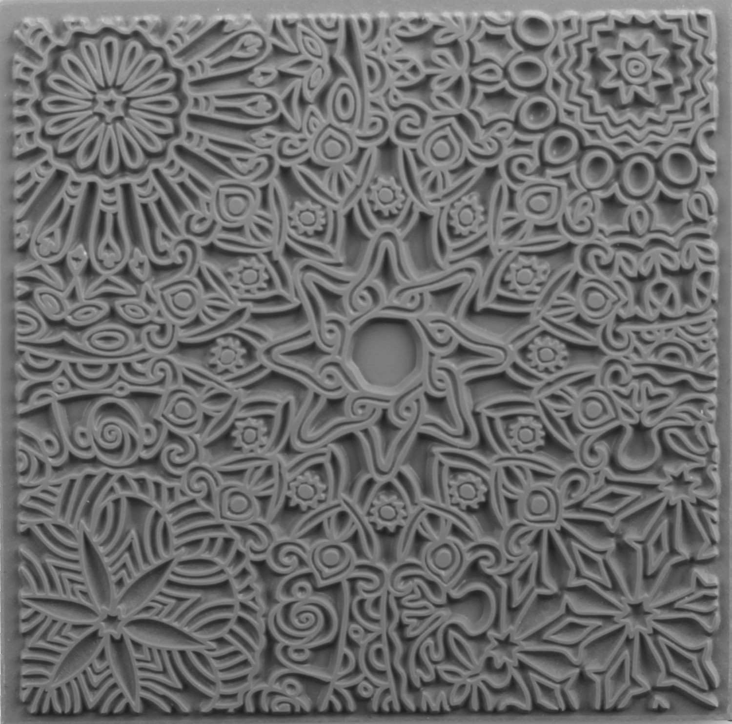 cernit-accessoire-plaque-texture-gris-9x9cm image 2