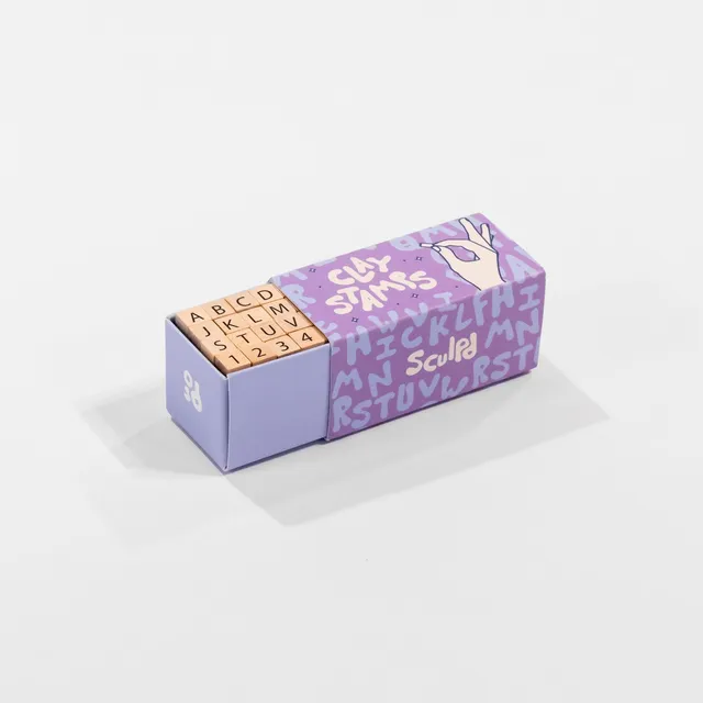 sculpd-tampons-lettres-pour-argile-a-z-0-9 image 1