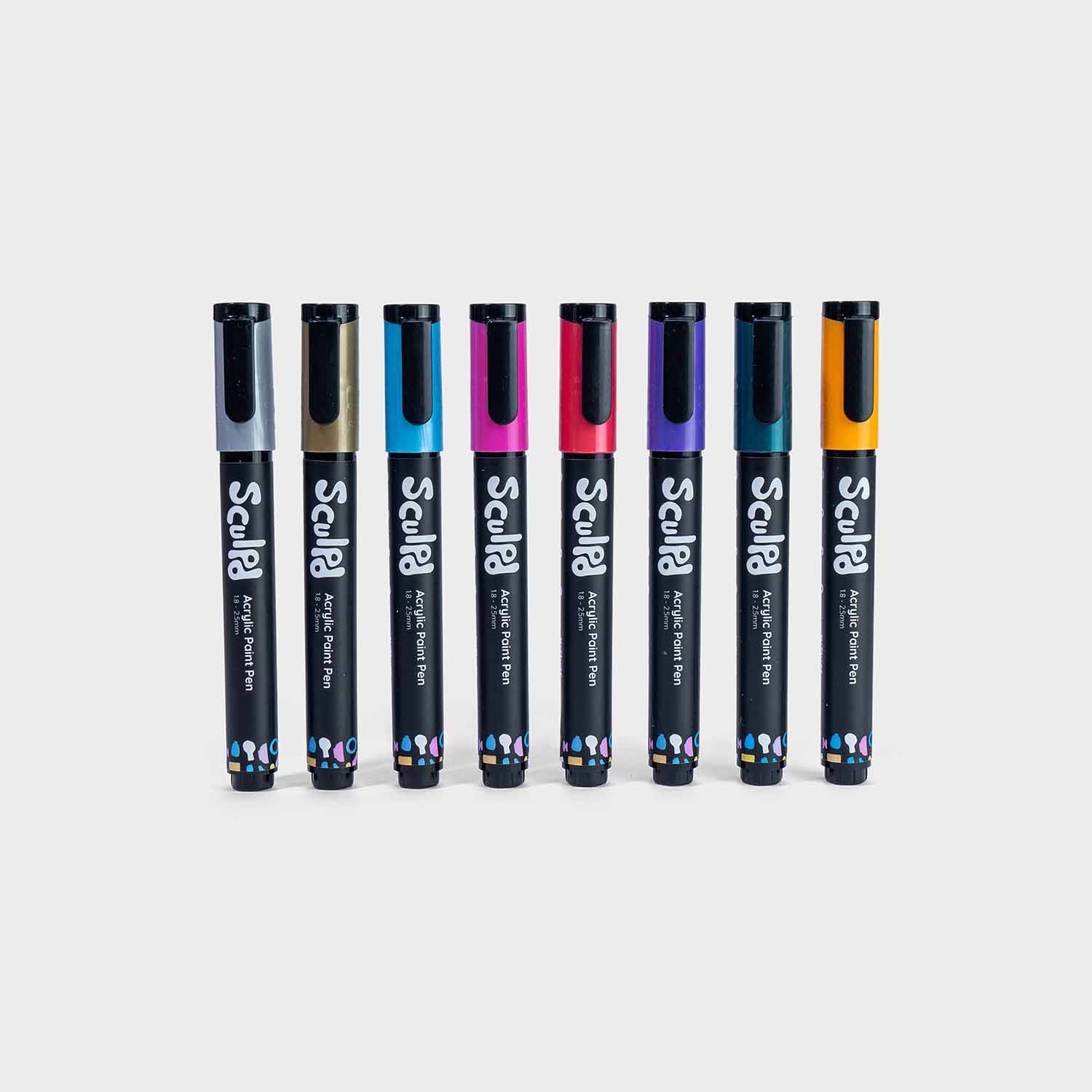 stylos-peinture-acrylique-sculpd-pack-de-8-couleurs image 5
