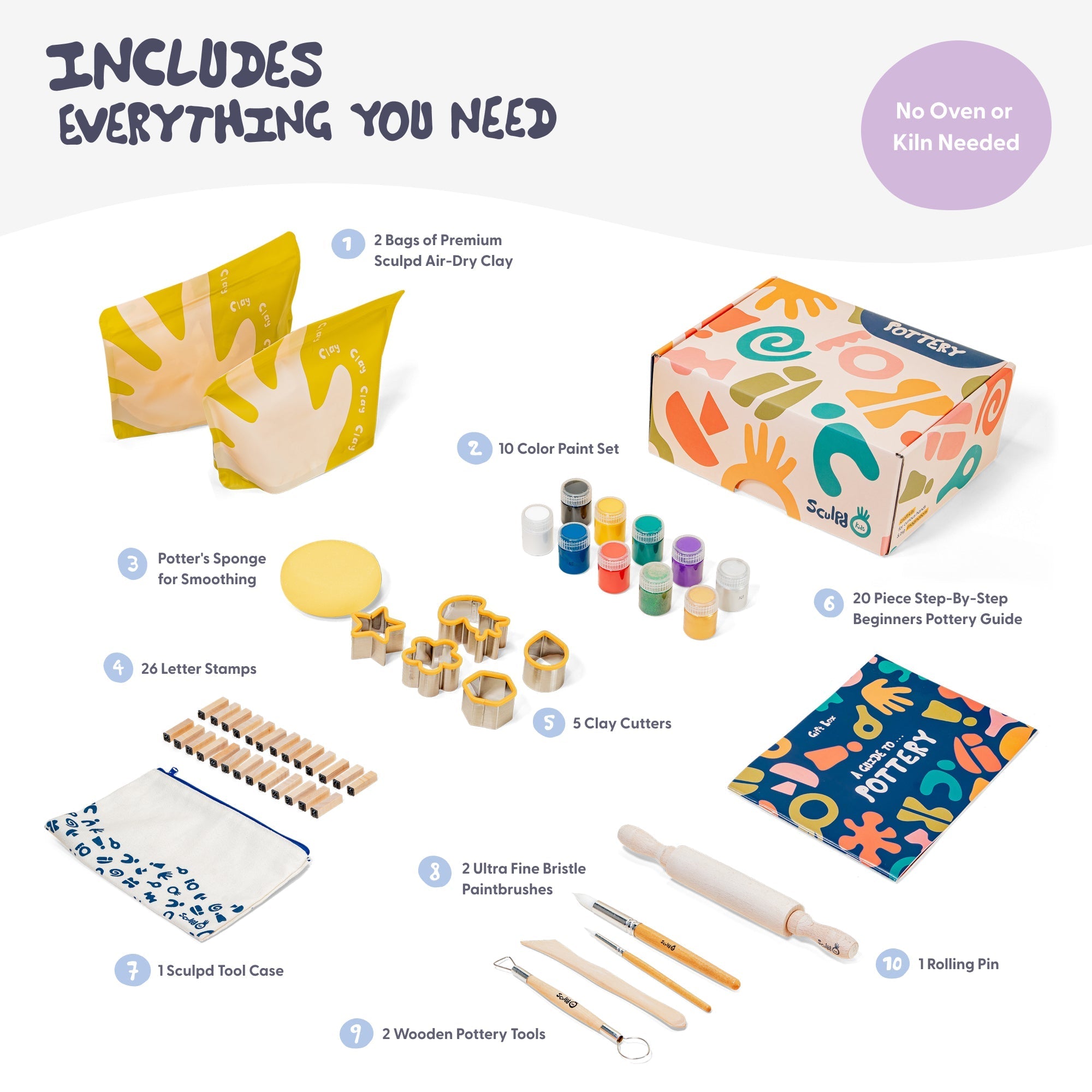 sculpd-kit-de-poterie-pour-enfants-cr-ations-argile-ludiques image 4