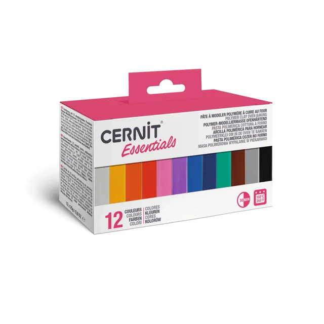 cernit-number-one-assortiment-12-mini-pains-basiques-25g image 1