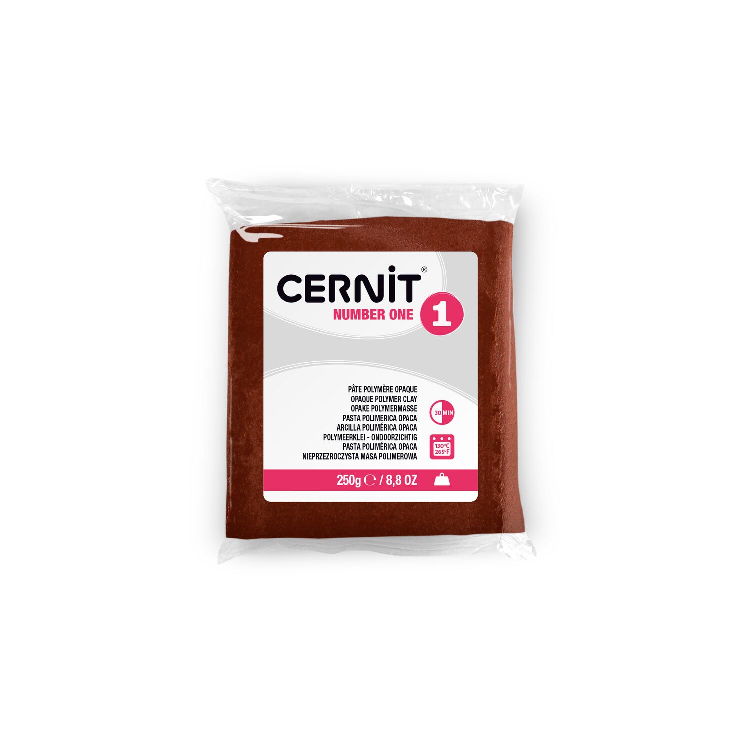 cernit-number-one-p-te-polym-re-brun-250g image 2