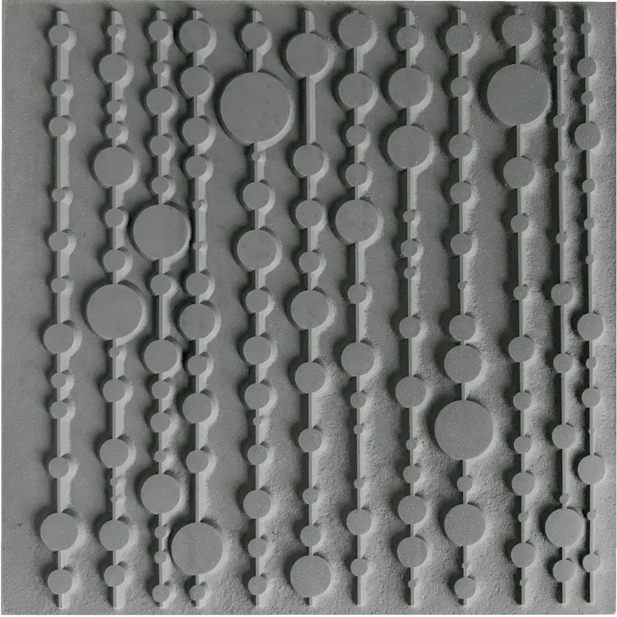 cernit-plaque-texture-gris-9x9cm-accessoire-relief image 1