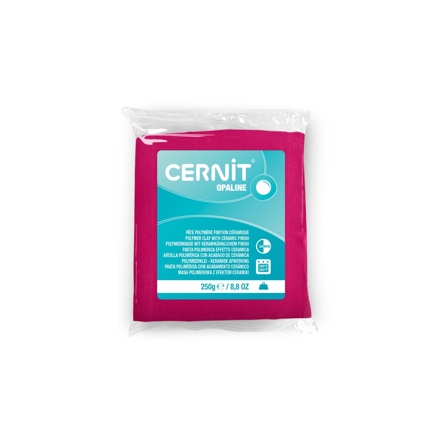 cernit-opaline-magenta-250g-p-te-polym-re-semi-opaque image 2