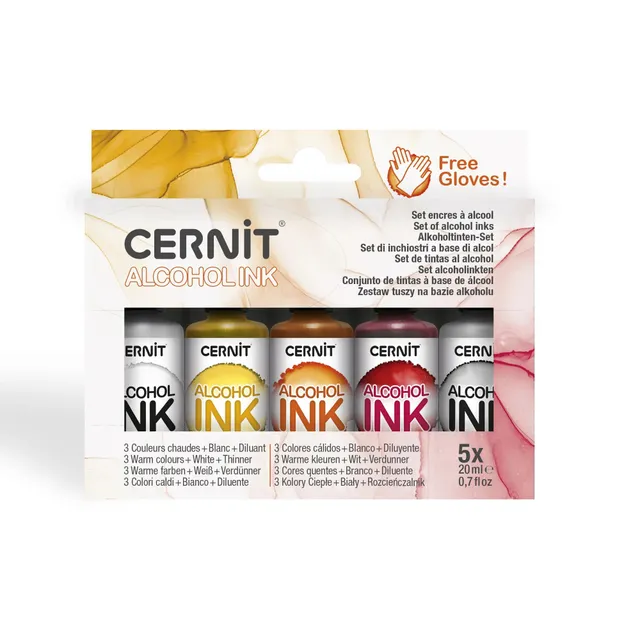 cernit-assortiment-encre-alcool-couleurs-chaudes-coffret-multi-supports image 1