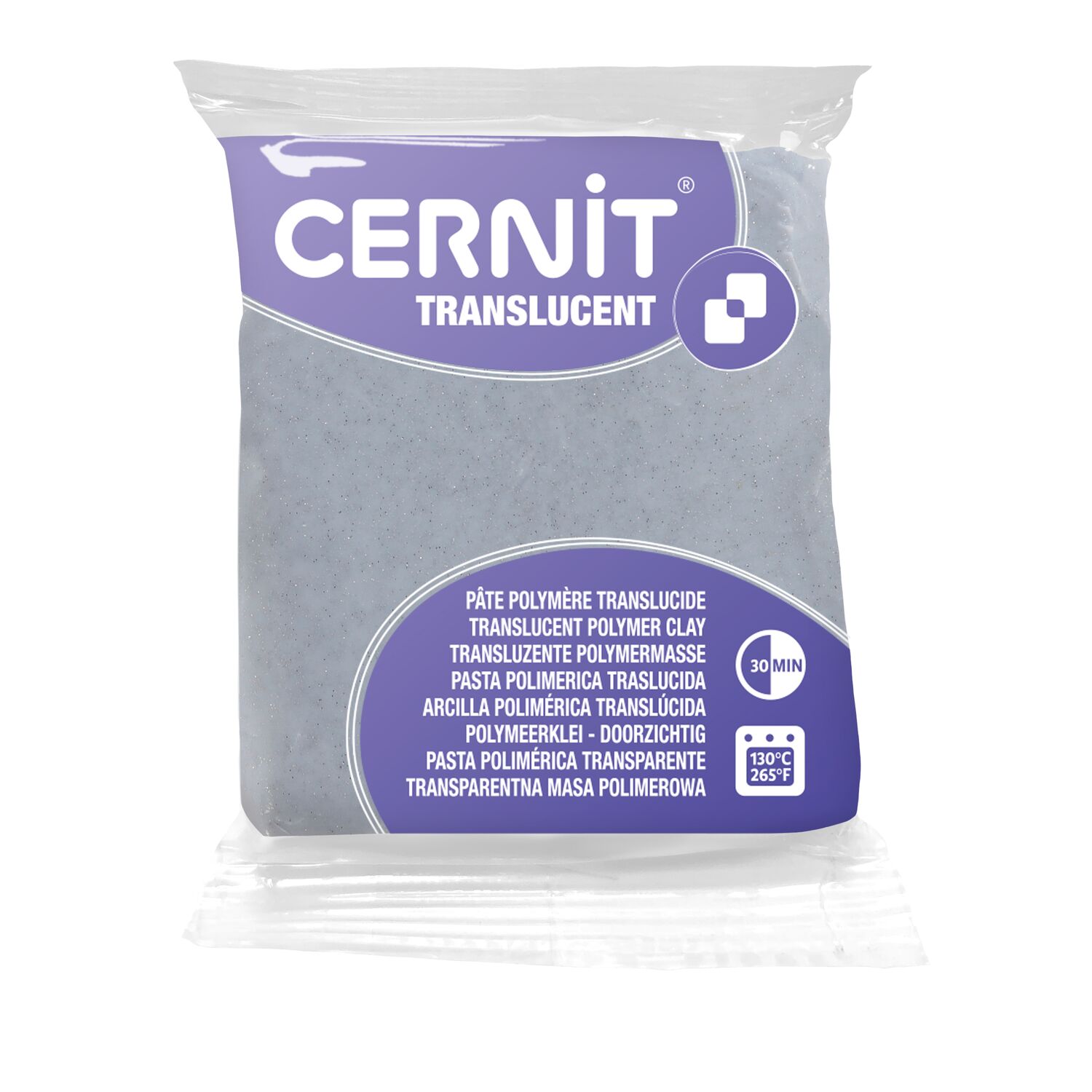 cernit-translucent-p-te-polym-re-glitter-argent-56g image 2