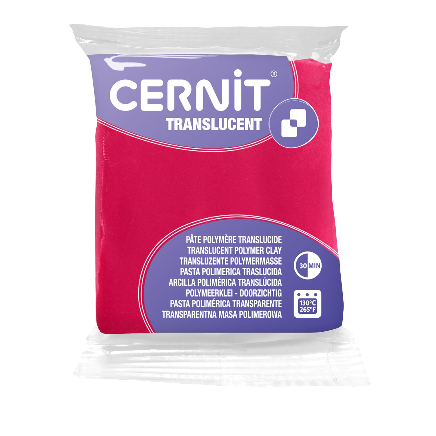 cernit-translucent-p-te-polym-re-rubis-56g image 2