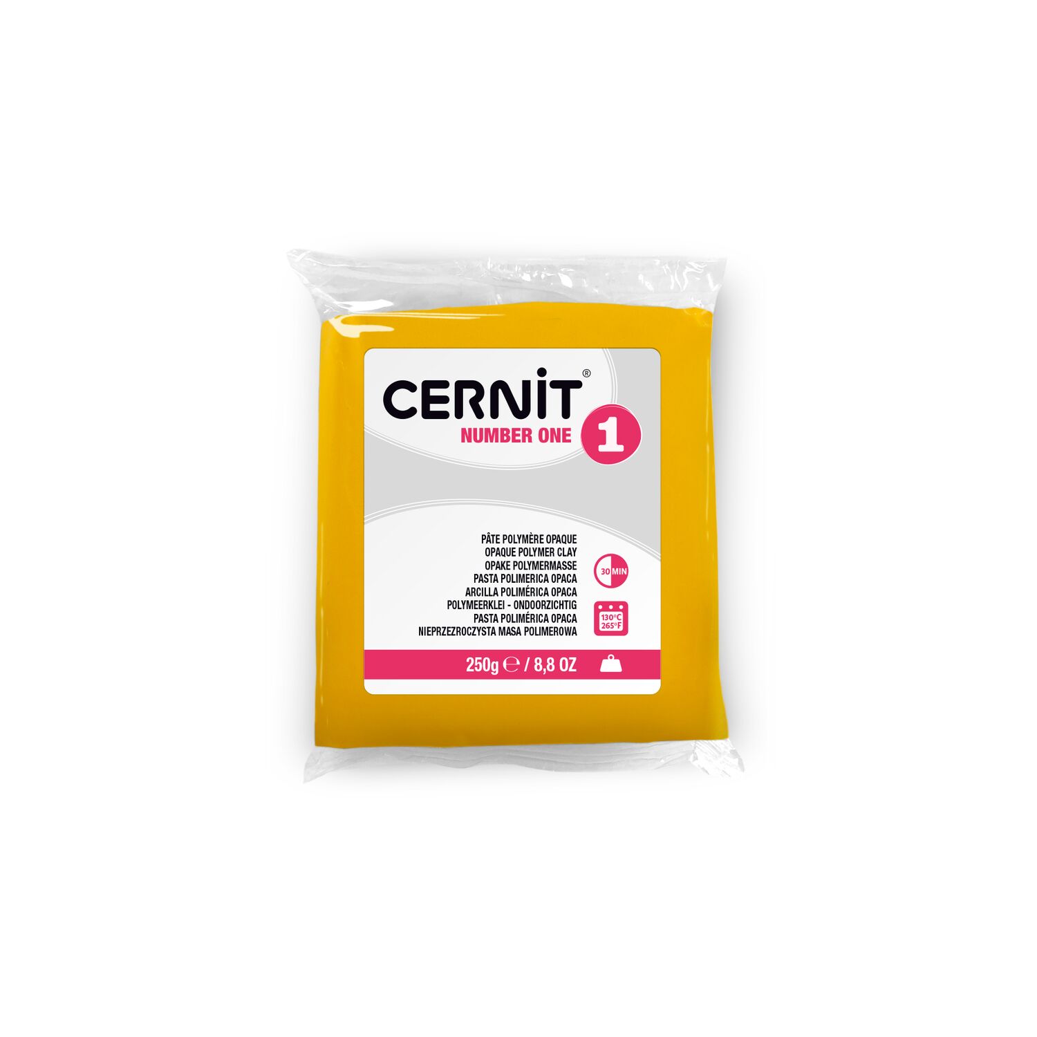 cernit-number-one-p-te-polym-re-jaune-250g image 2
