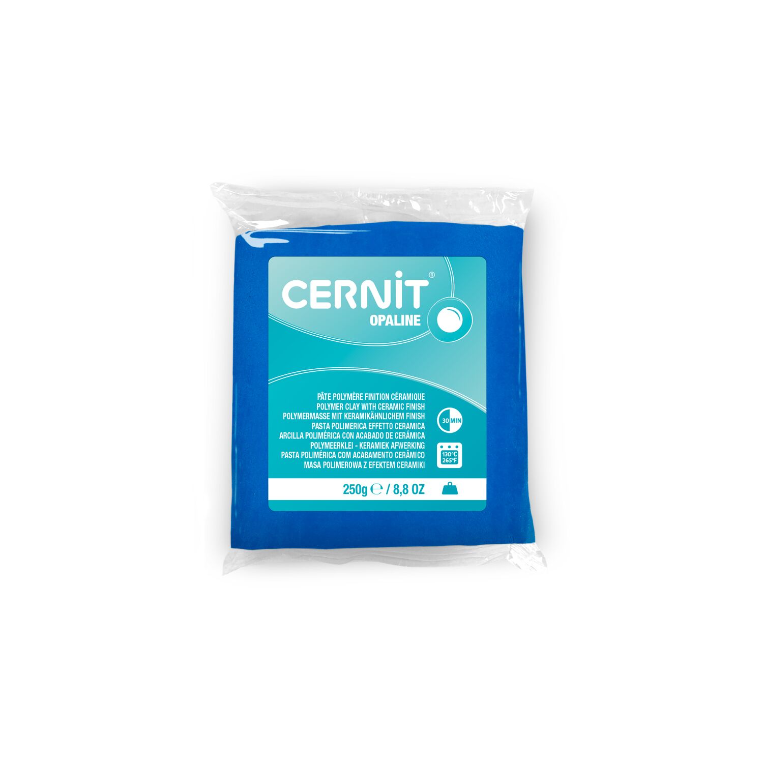 cernit-opaline-bleu-primaire-250g-p-te-polym-re-semi-opaque image 2
