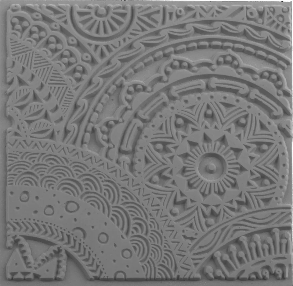 cernit-plaque-texture-gris-9x9cm-caoutchouc-3 image 1
