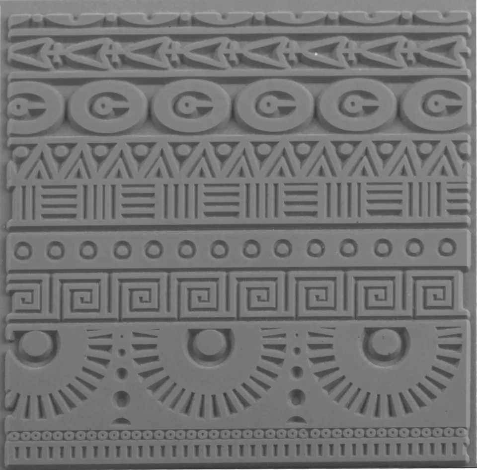 cernit-plaque-texture-gris-9x9cm-accessoire-p-te-polym-re image 1