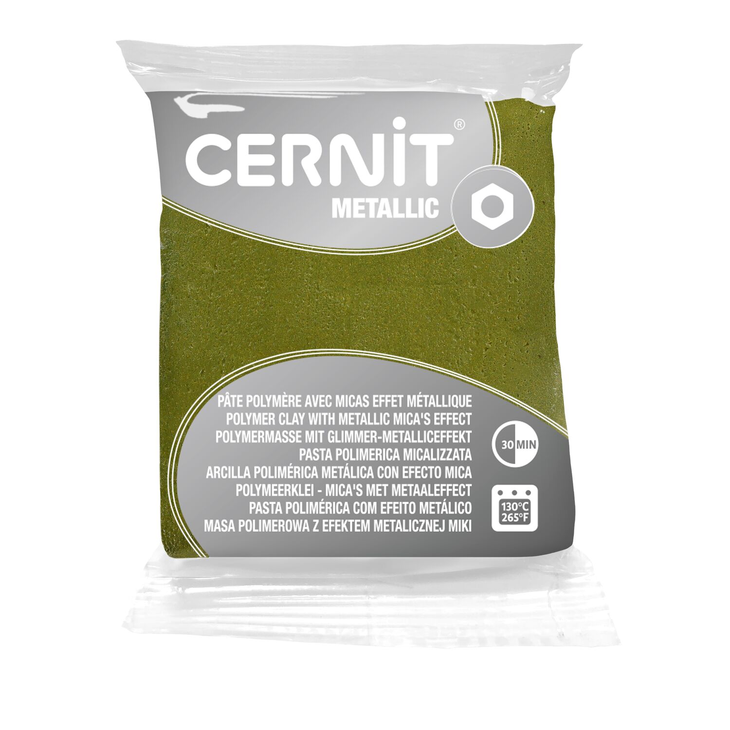 cernit-metallic-p-te-polym-re-56g-or-vert image 2