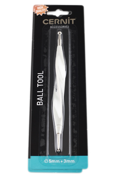 cernit-outil-acier-double-boules-m-tal-embosser image 1