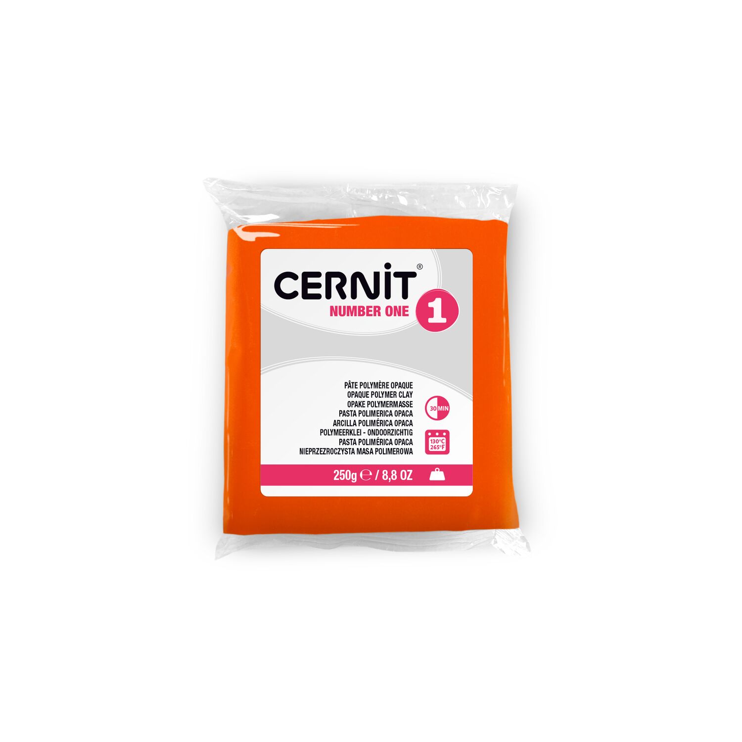 cernit-number-one-p-te-polym-re-orange-250g image 2