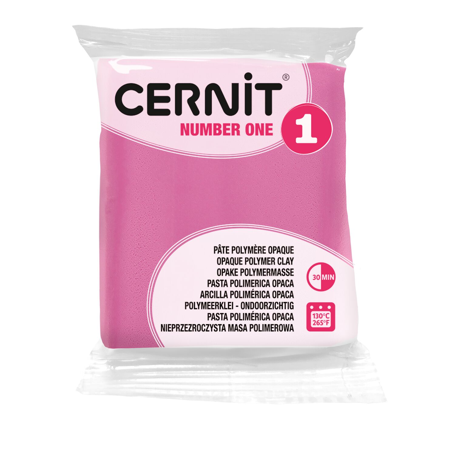 cernit-number-one-56g-fuchsia-p-te-polym-re-opaque image 2